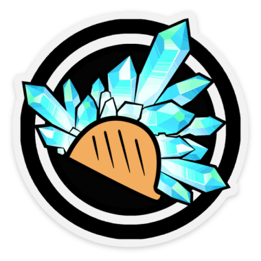 Crystal Taco Round Logo